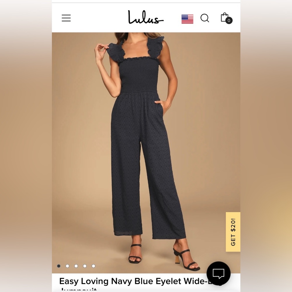 Lulu jumpsuit worn once